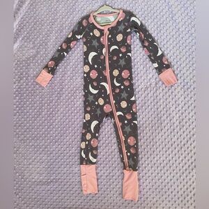 Little Sleepies Mauve Moons Zippy size 3t